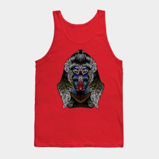 Mandrill Art Tank Top